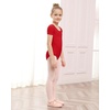 image:imageStelle Ballet Leotards for Girls Short Sleeve Gymnastics Dance Outfit 216YRed