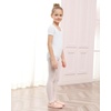 image:imageStelle Ballet Leotards for Girls Short Sleeve Gymnastics Dance Outfit 216YWhite