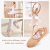 image:imageStelle Ballet Shoes Women Highly Stretch Canvas Dance Slippers Ballet FlatsTan