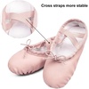 image:imageStelle Ballet Shoes for Girls Boys CloseFit PU Professional Dance SlippersBallet Pinkwith Lace
