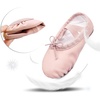 image:imageStelle Ballet Shoes for Girls Boys CloseFit PU Professional Dance SlippersBallet Pinkwith Lace
