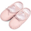 image:imageStelle Ballet Shoes for Girls Boys CloseFit PU Professional Dance SlippersBallet Pinkwith Lace