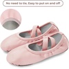 image:imageStelle Ballet Shoes for Girls Genuine Leather Dance SlippersPink Notie