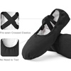 image:imageStelle Ballet Shoes for Women Highly Stretch Canvas Split Sole Dance YogaBlack