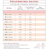image:imageStelle Ballet Shoes for Women Highly Stretch Canvas Split Sole Dance YogaBlack