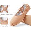 image:imageStelle Ballet Shoes for Women Highly Stretch Canvas Split Sole Dance YogaSand