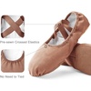 image:imageStelle Ballet Shoes for Women Highly Stretch Canvas Split Sole Dance YogaTan