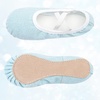 image:imageStelle Ballet Slippers for Girls Glitter Metallic Vegan Leather Full SoleBlue Glitter