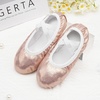 image:imageStelle Ballet Slippers for Girls Glitter Metallic Vegan Leather Full SoleGold