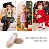 image:imageStelle Ballet Slippers for Girls Glitter Metallic Vegan Leather Full SoleGold