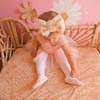 image:imageStelle Ballet Slippers for Girls Glitter Metallic Vegan Leather Full SolePink Glitter