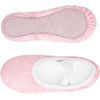 image:imageStelle Ballet Slippers for Girls Glitter Metallic Vegan Leather Full SolePink Glitter
