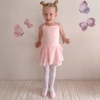 image:imageStelle Ballet Slippers for Girls Glitter Metallic Vegan Leather Full SolePink Glitter