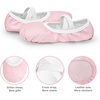 image:imageStelle Ballet Slippers for Girls Glitter Metallic Vegan Leather Full SolePink Glitter