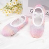 image:imageStelle Ballet Slippers for Girls Glitter Metallic Vegan Leather Full SolePink Ombre