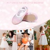 image:imageStelle Ballet Slippers for Girls Glitter Metallic Vegan Leather Full SolePink Ombre