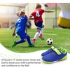 image:imageStelle Baseball Cleats Girls Boys Soccer Shoes Futsal MultiSportBlue