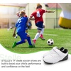 image:imageStelle Baseball Cleats Girls Boys Soccer Shoes Futsal MultiSportWhite