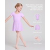 image:imageStelle Girls Ballet Leotards Dance Outfits with Skirt and Footed Tights01lavender