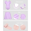 image:imageStelle Girls Ballet Leotards Dance Outfits with Skirt and Footed Tights01lavender