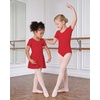 image:imageStelle Girls Ballet Leotards Dance Outfits with Skirt and Footed Tights01red