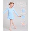 image:imageStelle Girls Ballet Leotards Dance Outfits with Skirt and Footed Tights04bluelong Sleeve