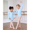 image:imageStelle Girls Ballet Leotards Dance Outfits with Skirt and Footed Tights04bluelong Sleeve