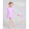 image:imageStelle Girls Ballet Leotards Dance Outfits with Skirt and Footed Tights04lavenderlong Sleeve