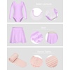 image:imageStelle Girls Ballet Leotards Dance Outfits with Skirt and Footed Tights04lavenderlong Sleeve
