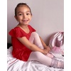 image:imageStelle Girls Ballet Leotards Toddler Dance Combo with Skirt and Tights3red Ruffle Sleeve