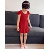 image:imageStelle Girls Ballet Leotards Toddler Dance Combo with Skirt and Tights3red Ruffle Sleeve