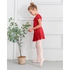 image:imageStelle Girls Ballet Leotards Toddler Dance Combo with Skirt and Tights3red Ruffle Sleeve