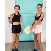 image:imageStelle Girls Butterfly Shorts with Pockets Athletic Running Sports SkirtAblack
