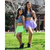image:imageStelle Girls Butterfly Shorts with Pockets Athletic Running Sports SkirtAneon Yellow