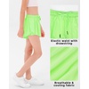 image:imageStelle Girls Butterfly Shorts with Pockets Athletic Running Sports SkirtAneon Yellow
