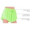 image:imageStelle Girls Butterfly Shorts with Pockets Athletic Running Sports SkirtAneon Yellow