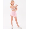 image:imageStelle Girls Butterfly Shorts with Pockets Athletic Running Sports SkirtApink
