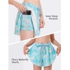 image:imageStelle Girls Butterfly Shorts with Pockets Athletic Running Sports SkirtBlue Meadow