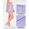 image:imageStelle Girls Butterfly Shorts with Pockets Athletic Running Sports SkirtLavender