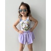 image:imageStelle Girls Butterfly Shorts with Pockets Athletic Running Sports SkirtLavender