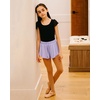 image:imageStelle Girls Butterfly Shorts with Pockets Athletic Running Sports SkirtLavender