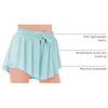 image:imageStelle Girls Butterfly Shorts with Pockets Athletic Running Sports SkirtLight Blue