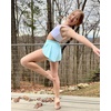 image:imageStelle Girls Butterfly Shorts with Pockets Athletic Running Sports SkirtLight Blue