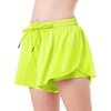 image:imageStelle Girls Butterfly Shorts with Pockets Athletic Running Sports SkirtLime