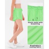 image:imageStelle Girls Butterfly Shorts with Pockets Athletic Running Sports SkirtNeon Green