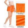 image:imageStelle Girls Butterfly Shorts with Pockets Athletic Running Sports SkirtOrange