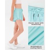 image:imageStelle Girls Butterfly Shorts with Pockets Athletic Running Sports SkirtPinklight Blueblack