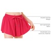 image:imageStelle Girls Butterfly Shorts with Pockets Athletic Running Sports SkirtRaspberry