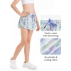 image:imageStelle Girls Butterfly Shorts with Pockets Athletic Running Sports SkirtSpring Mist
