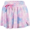 image:imageStelle Girls Butterfly Shorts with Pockets Athletic Running Sports SkirtTie Dye Marshmallow